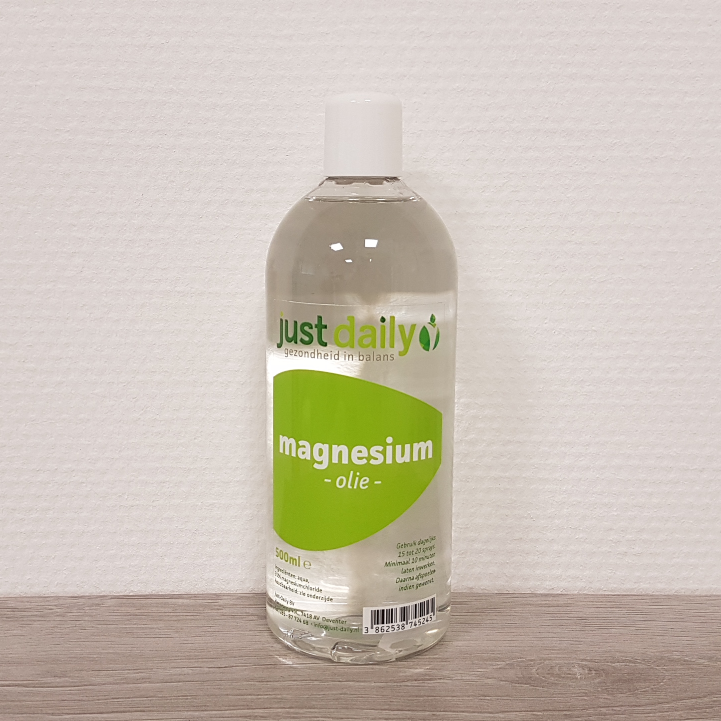 beddengoed meest schijf Magnesium Olie 500 ml – Just-Daily
